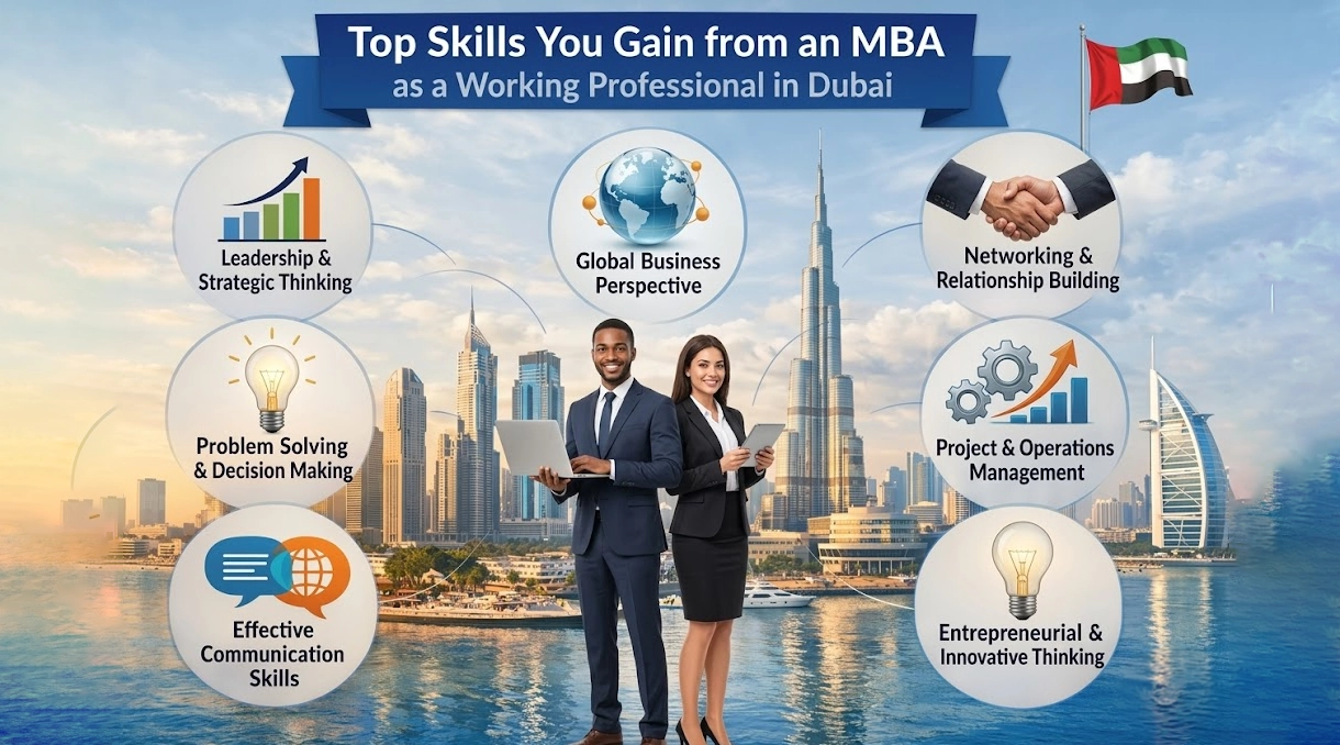 Top Skills You Gain from an MBA as a Working Professional in Dubai